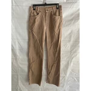 Stunts Tan Corduroy Straight Leg Pants Men’s (30”Wx32”L)#